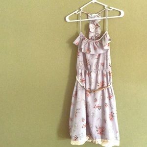 Cute floral racer back sun dress